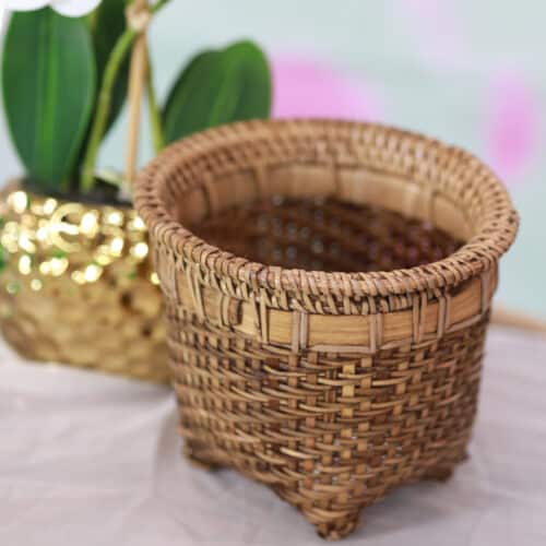 Rattan Korbset, 5er