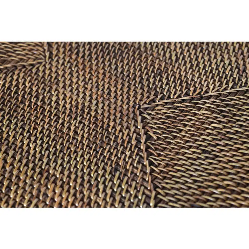 typisches balinesisches Platzdeckchen aus Rattan, eckig typisches balinesisches Platzdeckchen aus Rattan, eckig