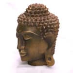 Buddha Kopf, mittel, alt, 18cm