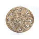 Wanddekor, 50cm, Flower, white-washed