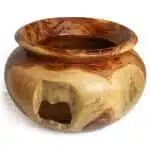 Vase, rund, bauchig, Design, 25cm, Deko-Objekt