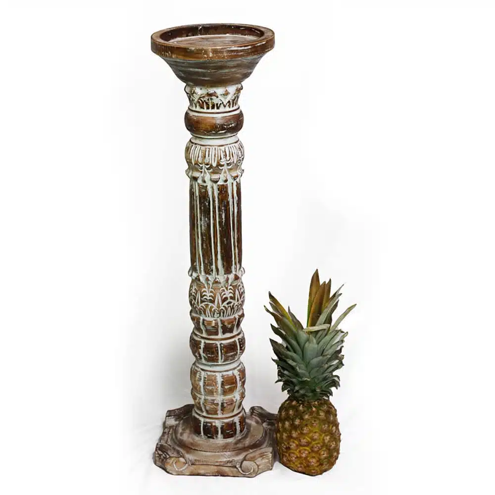 Blumenständer mit Bali Muster, 100cm Blumenständer mit Bali Muster, 100cm