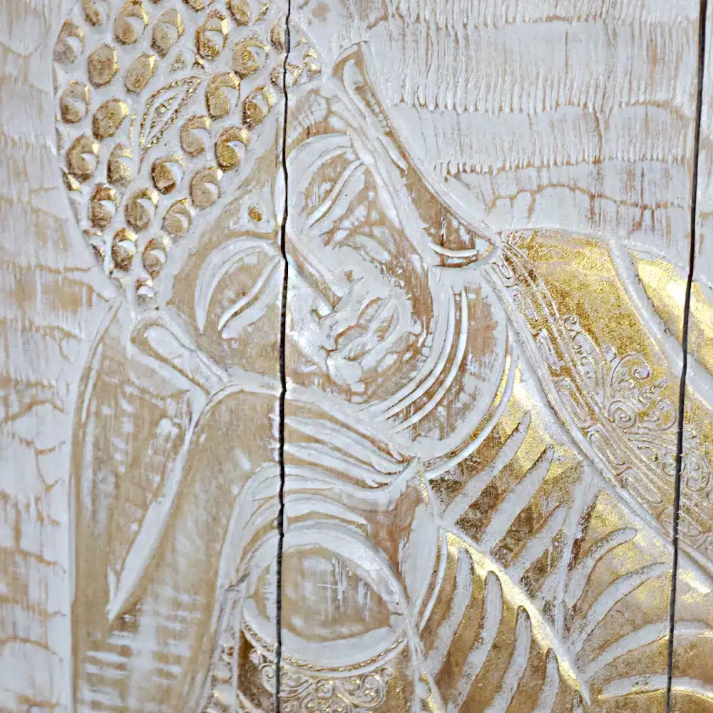 Buddha Wandrelief, 3 fach klappbar, 100x60cm Buddha Wandrelief, 3 fach klappbar, 100x60cm