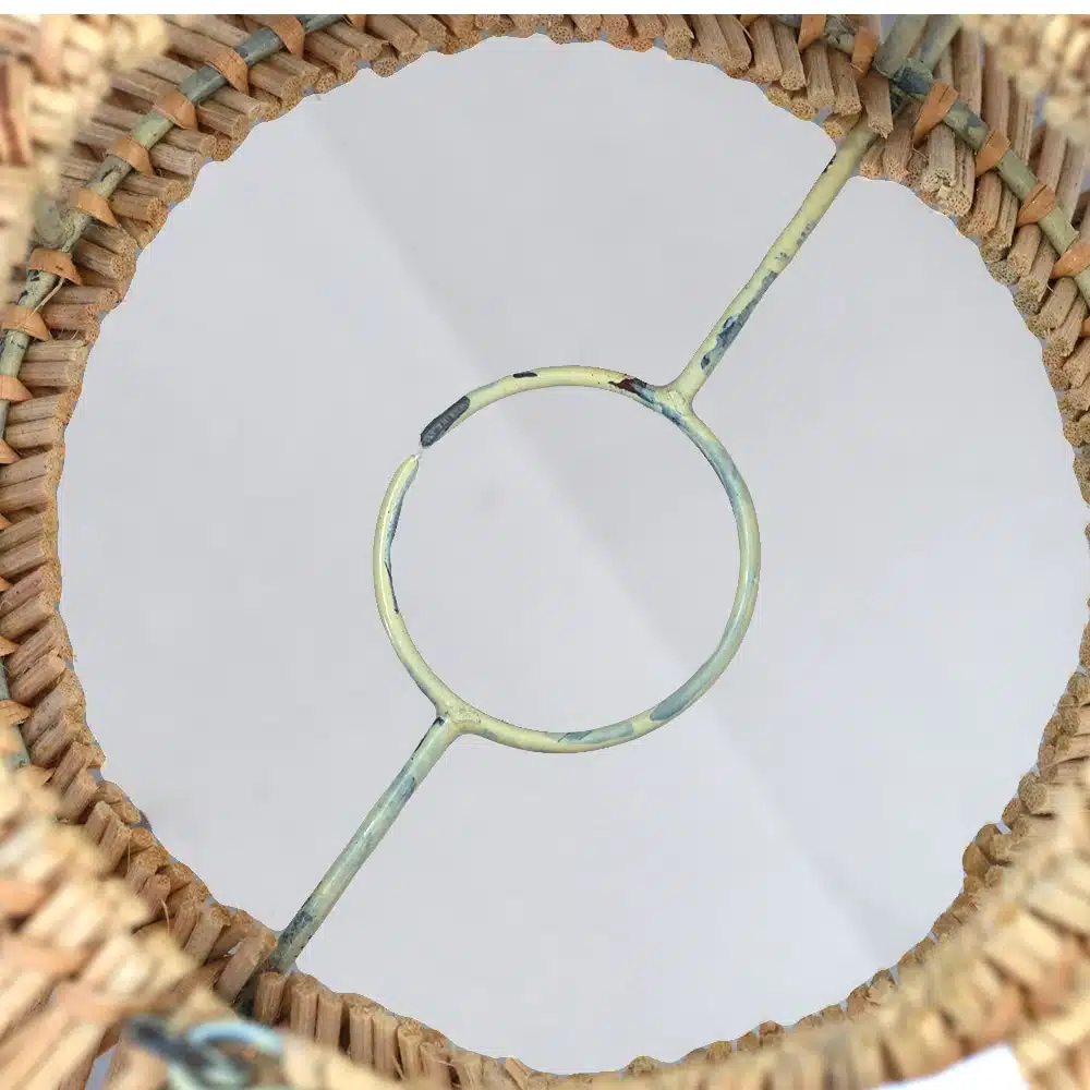 Lampenschirm aus Rattan, geschwungen, 70cm Lampenschirm aus Rattan, geschwungen, 70cm