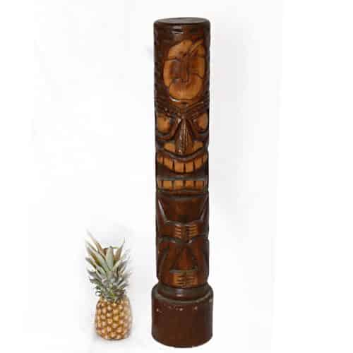 Totem Aufsteller, natur, dunkelbraun, 100cm