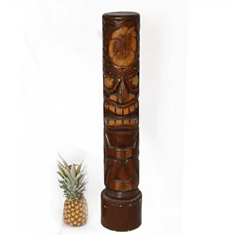 Totem Aufsteller, natur, dunkelbraun, 100cm