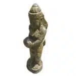 balinesische Figur als Wasserspender, 75cm, Riverstone, antik Design