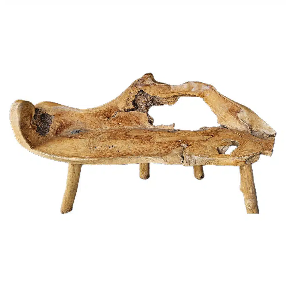 Bank aus Teakholz, Unikat, 120cm lang 1 Bank aus Teakholz, Unikat, 120cm lang