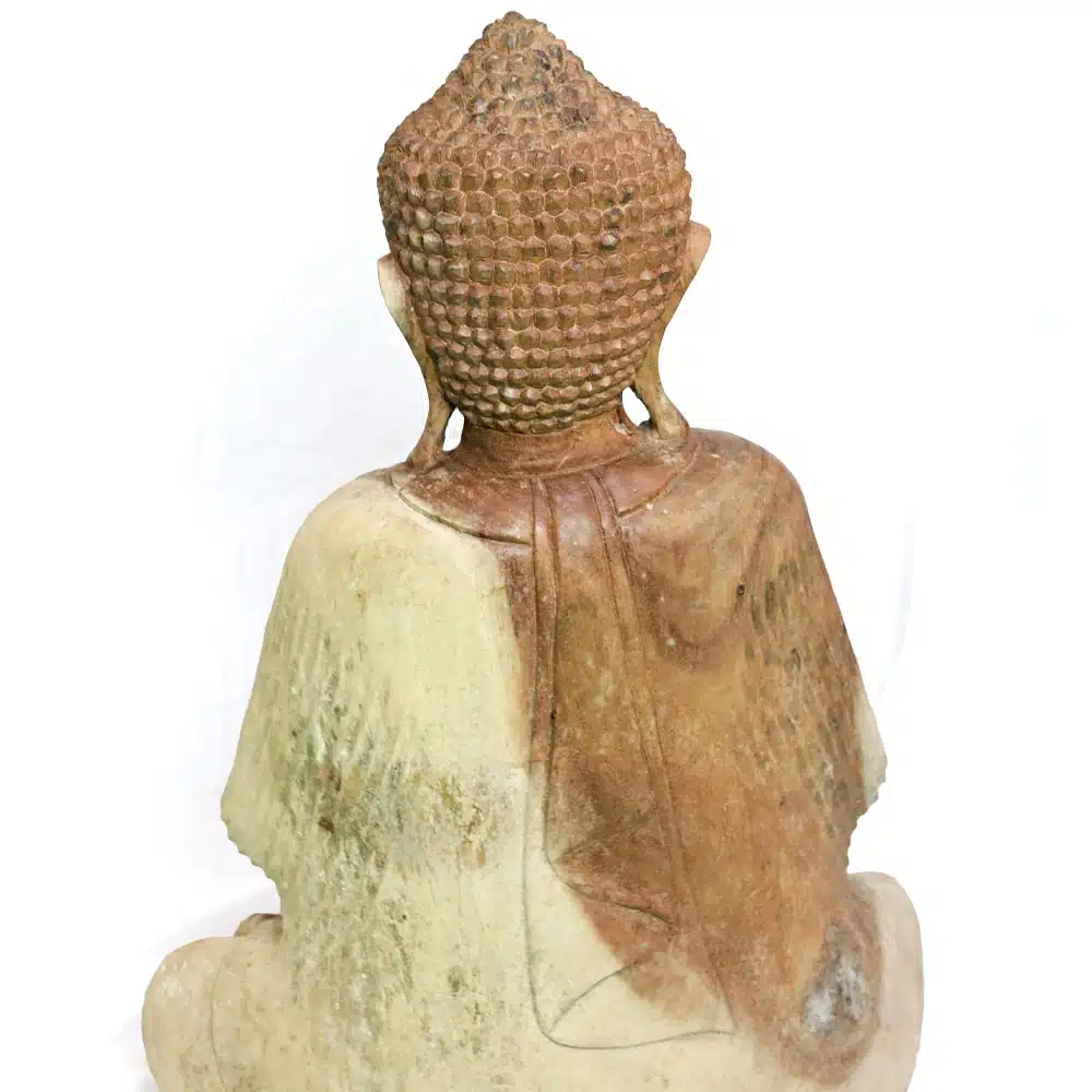 Buddha sitzend, natur, 65x40cm Buddha sitzend, natur, 65x40cm