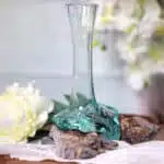 Vase auf Wurzel, Höhe ca. 25cm