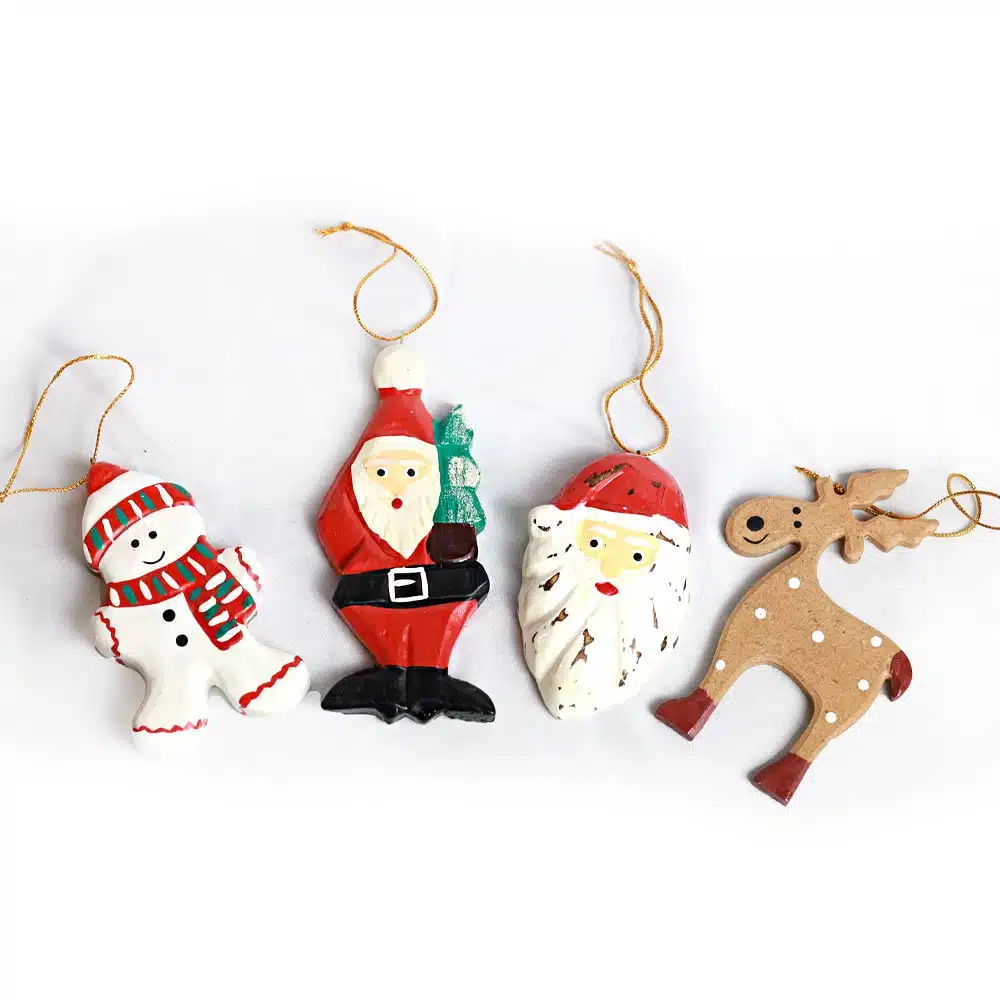 Weihnachts Anhänger, 4 im Set 1 Weihgnachtsanhänger, 4 im Set