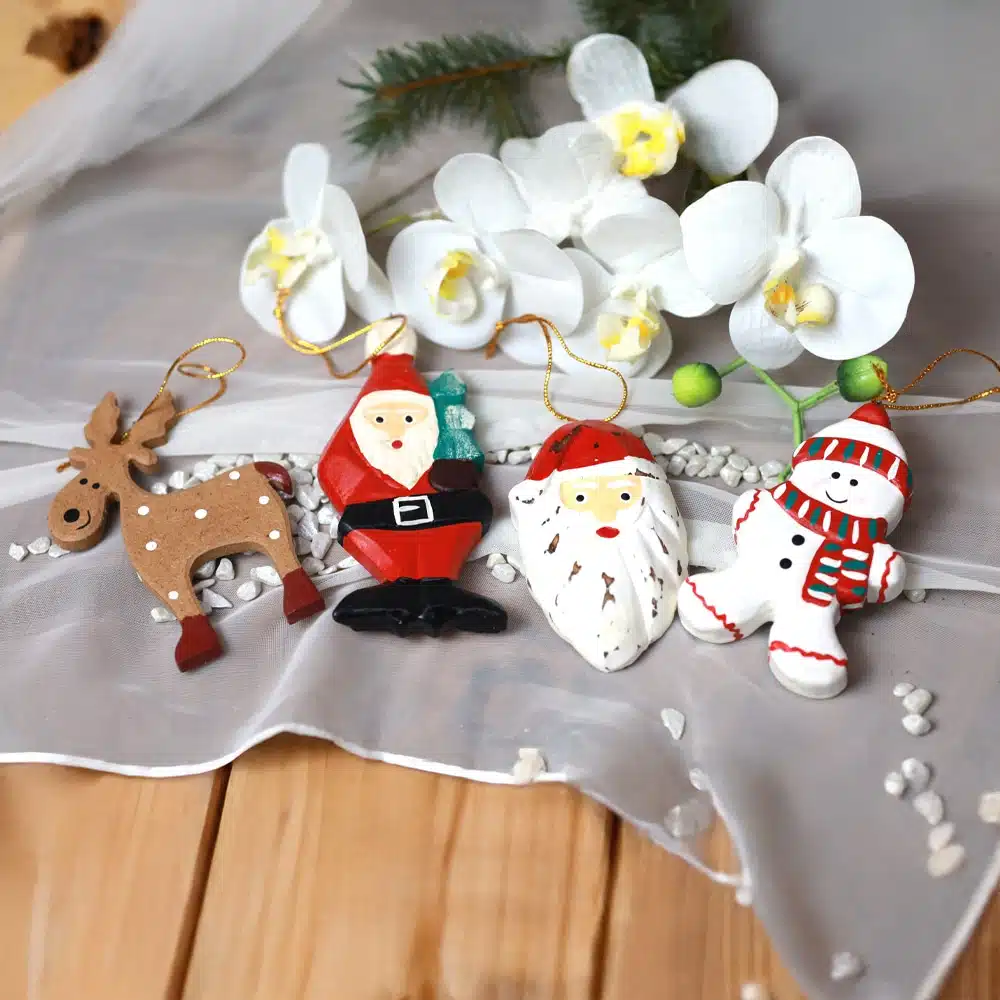 Weihgnachtsanhänger, 4 im Set Weihgnachtsanhänger, 4 im Set