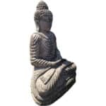 Buddha sitzend, 90cm, Riverstone