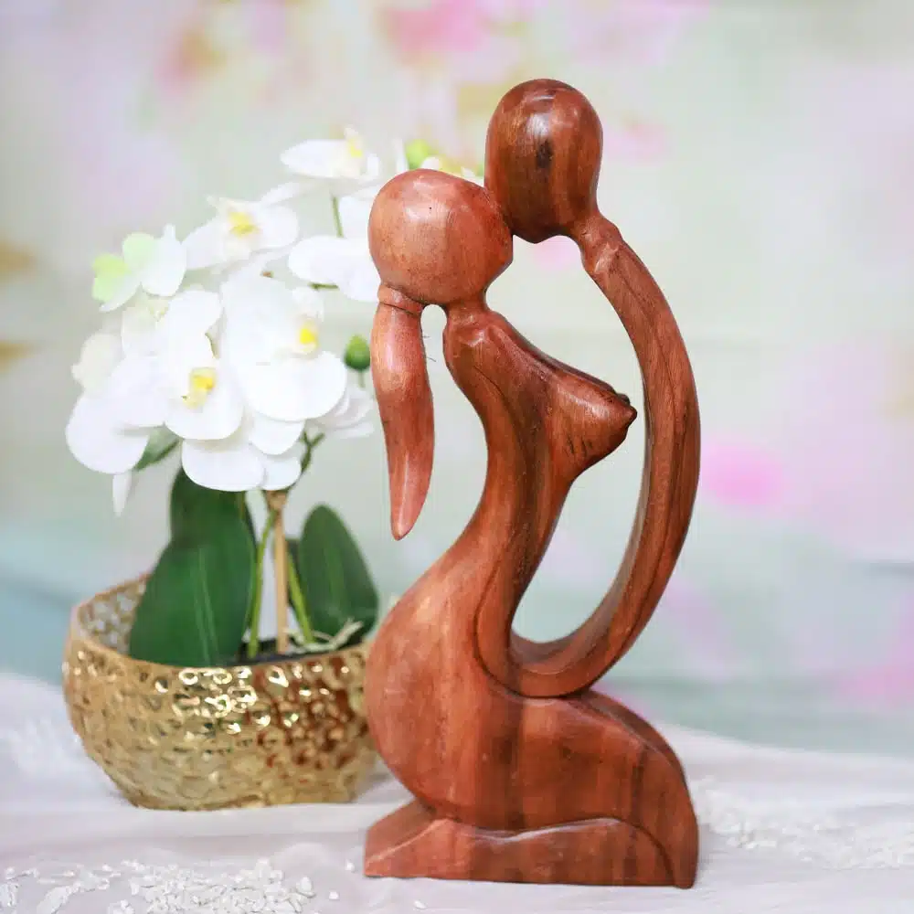 Die Küssenden, Statue, abstrakt Die Küssenden, Statue, abstrakt