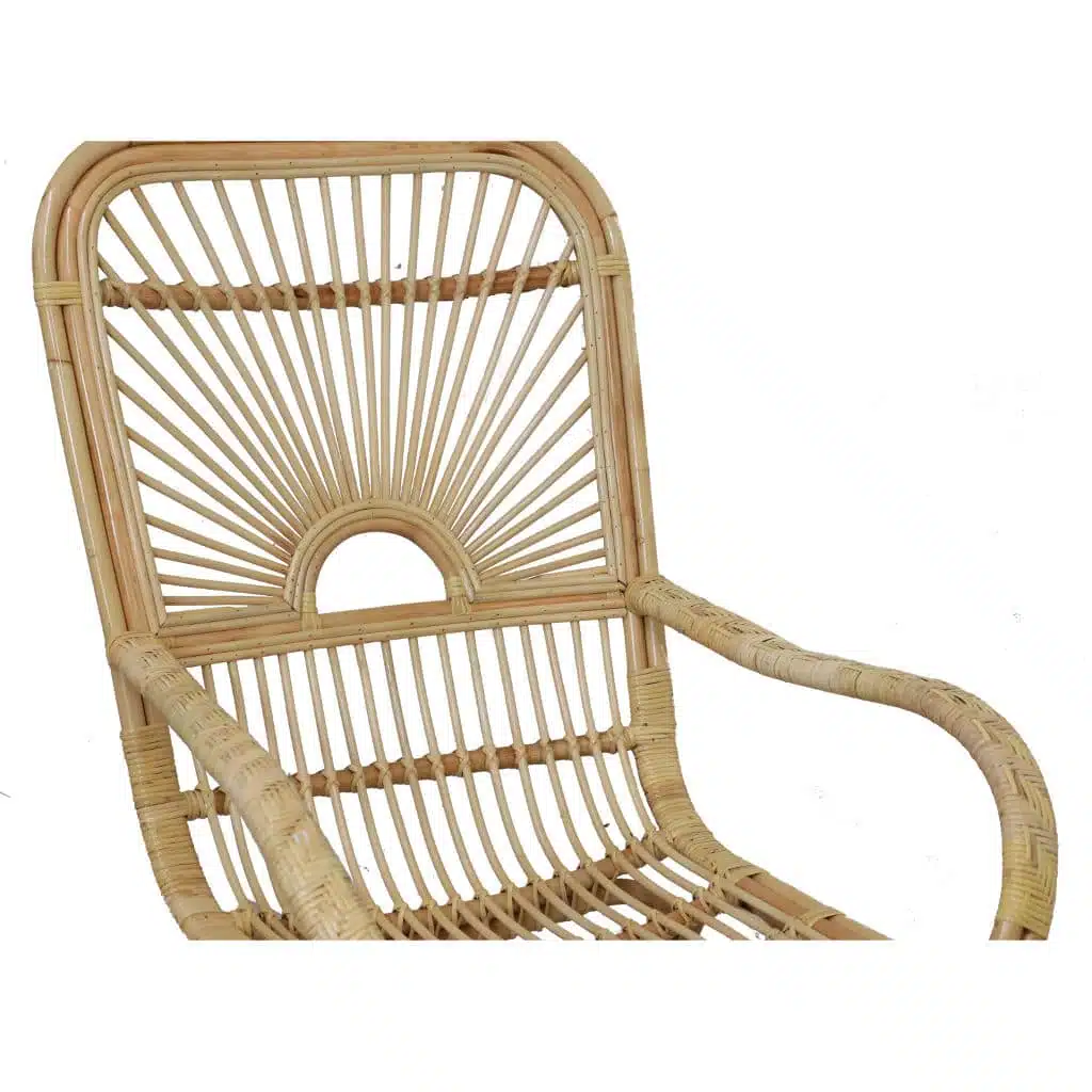 Schaukelstuhl aus Rattan Schaukelstuhl aus Rattan