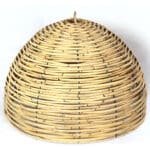 Lampenschirm aus Rattan, 50x30cm