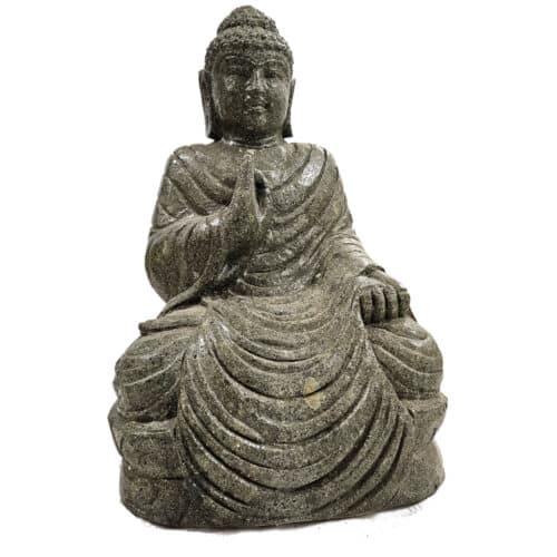 Buddha Statue aus balinesischen Greenstone, 50cm