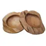 Lekukan Holzschale aus massivem Suarholz mit 40 cm Durchmesser