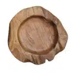 Lekukan Schale aus massivem Suarholz mit 40 cm DurchmesserDurchmesser