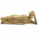 liegender Buddha, alt, 50cm