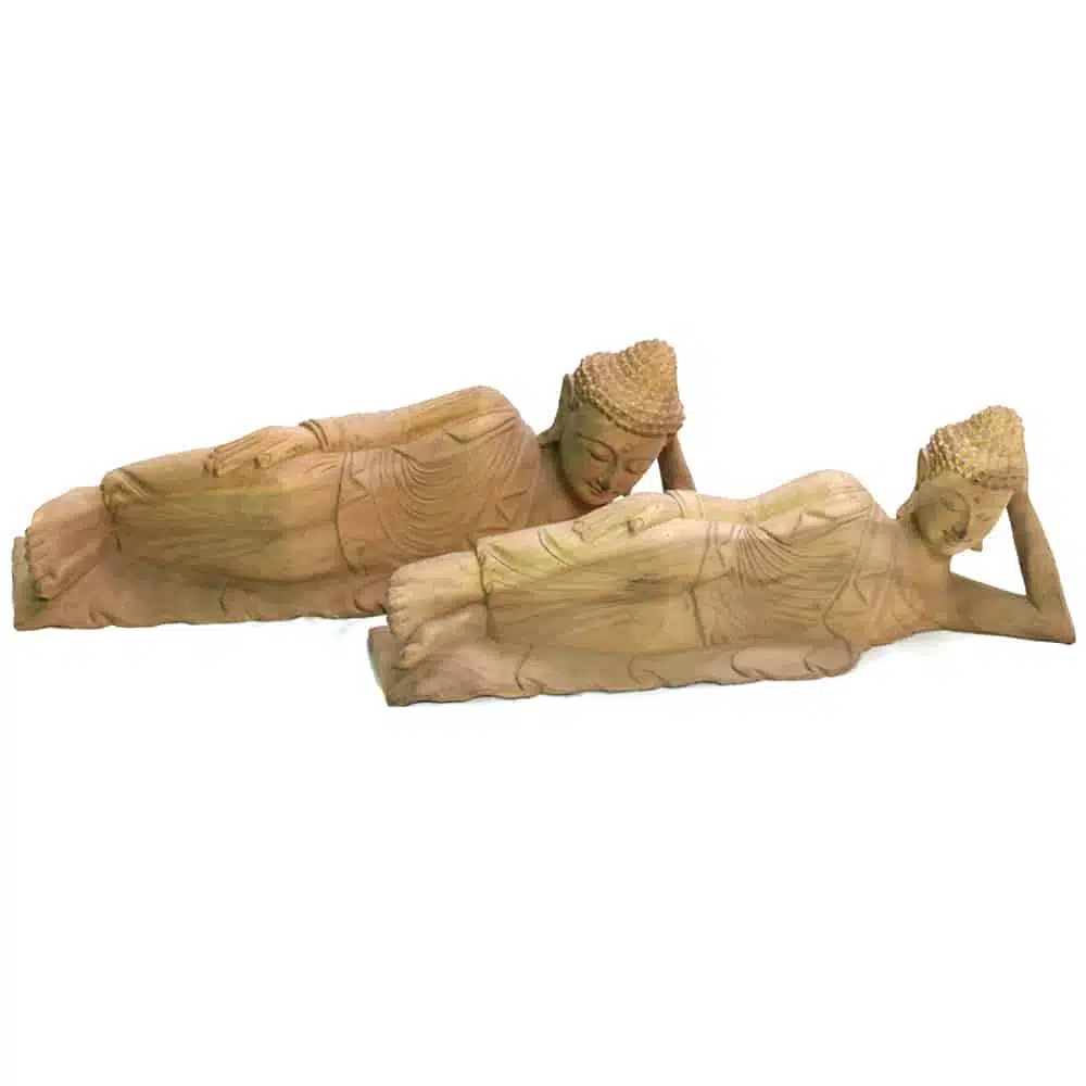 liegender Buddha, alt, 50cm liegender Buddha, alt, 50cm