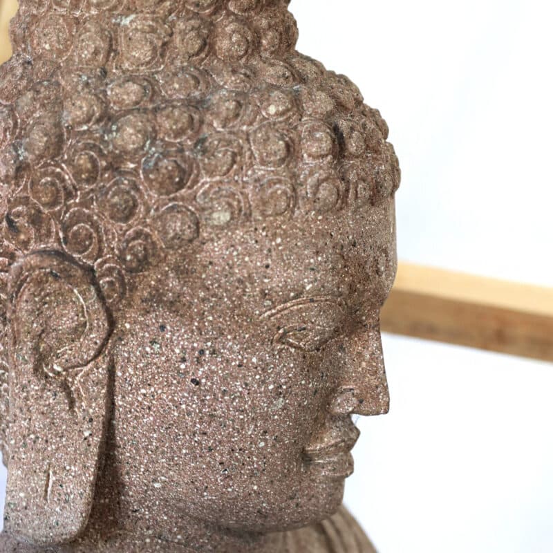 Buddha sitzend, ca. 80cm, Riverstone