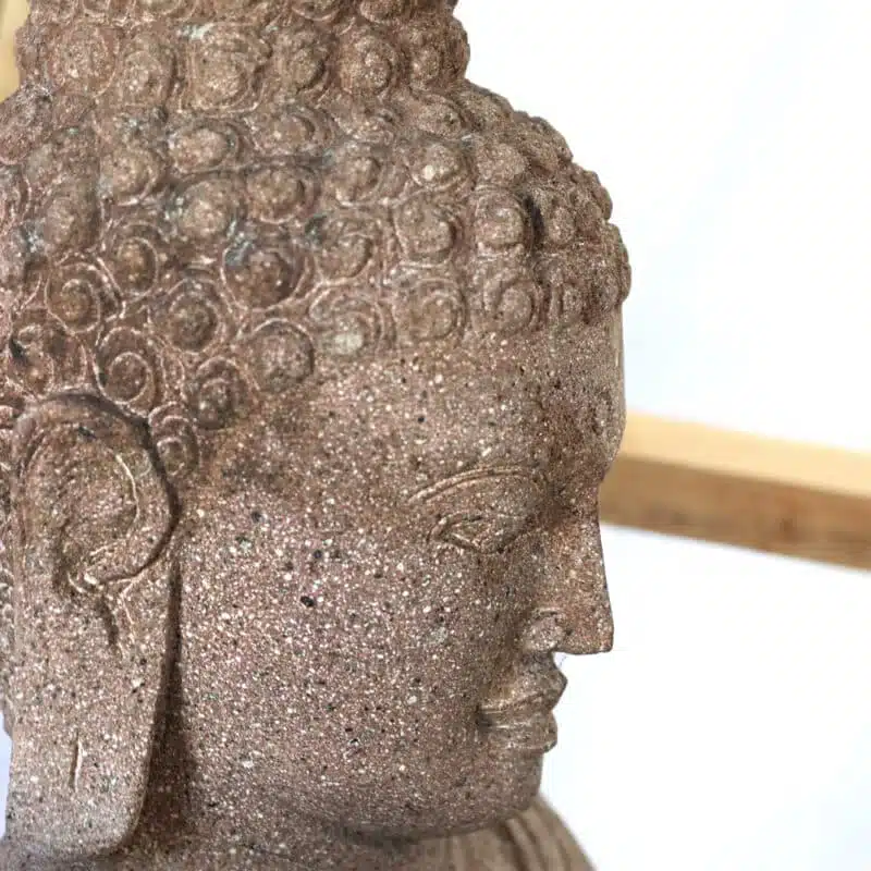 Buddha sitzend, ca. 80cm, Riverstone