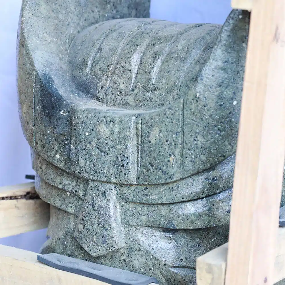 Tiki Statue aus Riverstone, 121cm Tiki Statue aus Riverstone, 121cm