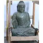 Buddha Statue aus balinesischen Greenstone, 50cm