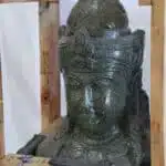 Dewi Danu, Wasserspeier, balinesischer Greenstone, 130cm