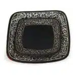 Schale Set, eckig, schwarz, 35x35cm / 26x26cm