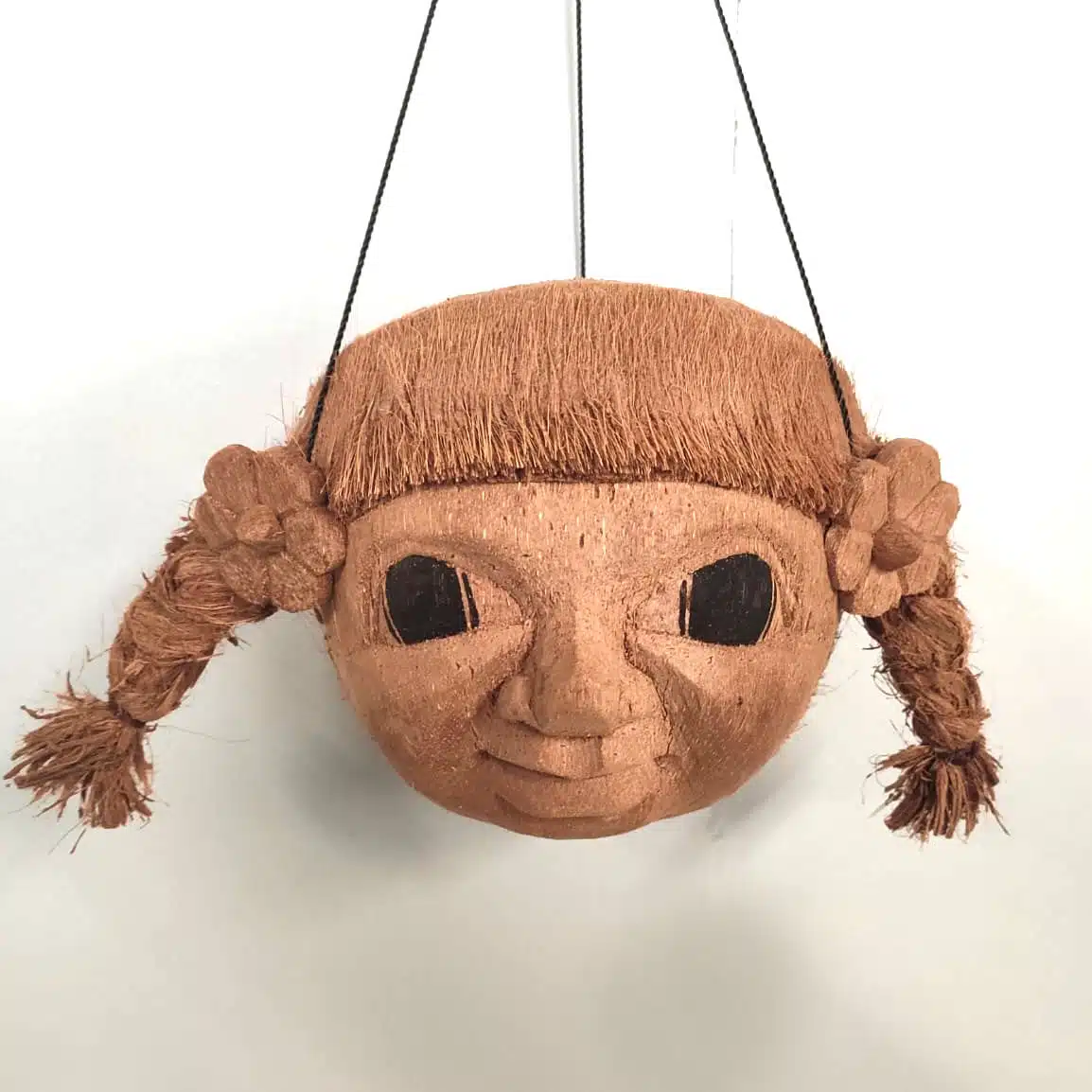 Kokoskopf als süßes Mädchen Kokoskopf als süßes Mädchen