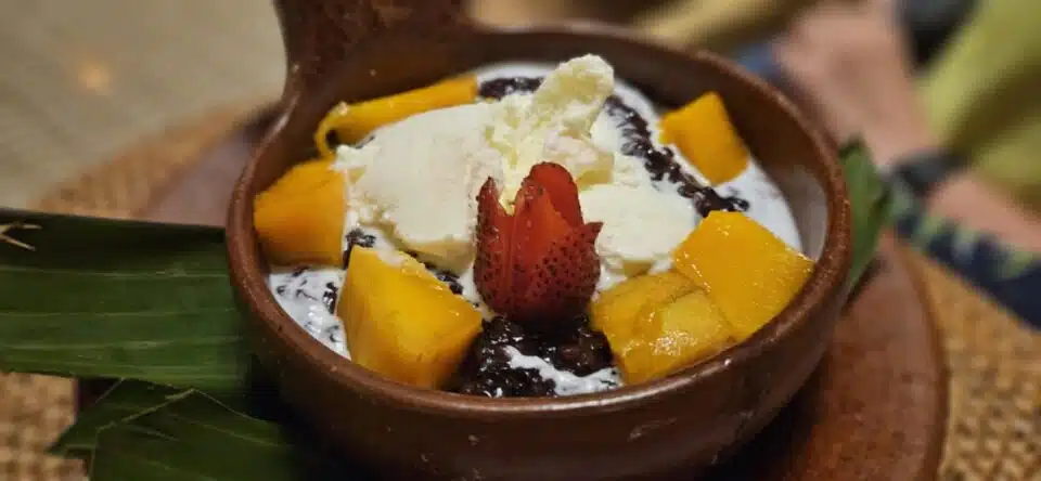 Was Bali zu bieten hat: Schwarzer Reis-Pudding als Dessert