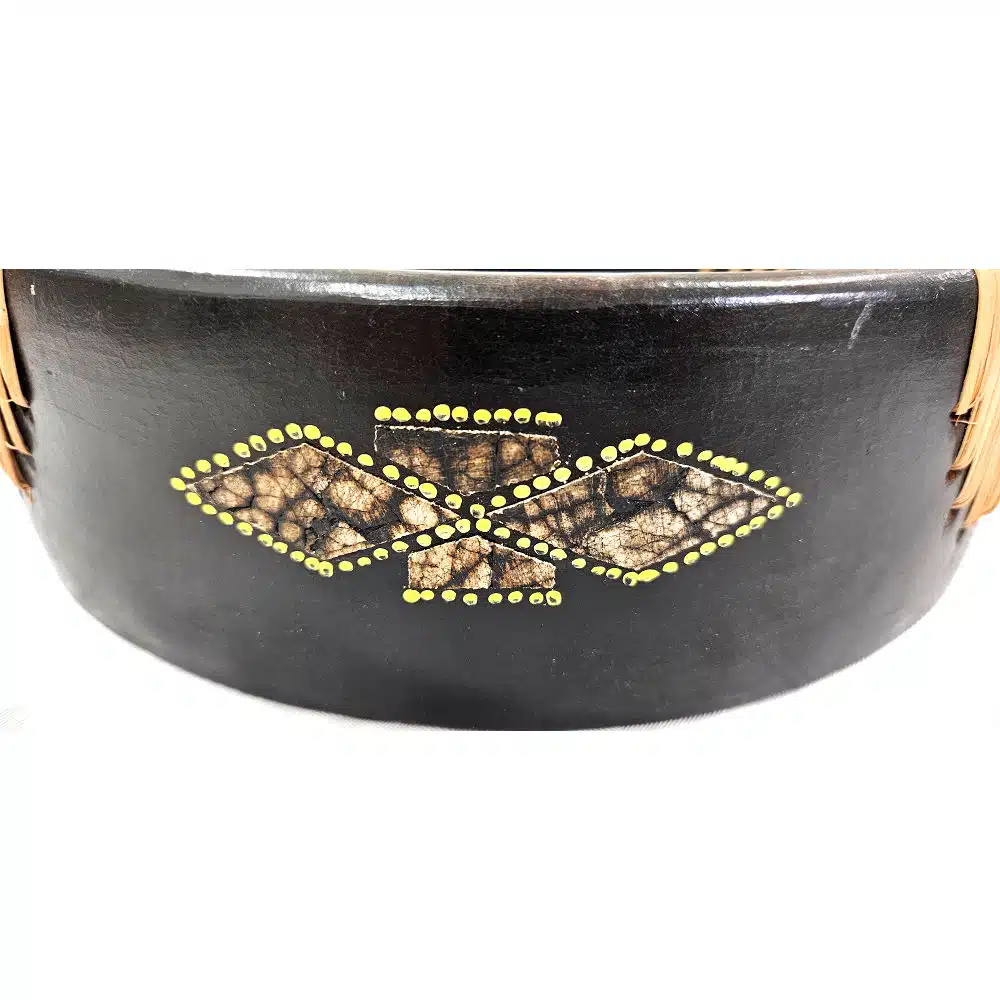 Schale Keramik schwarz 30cm