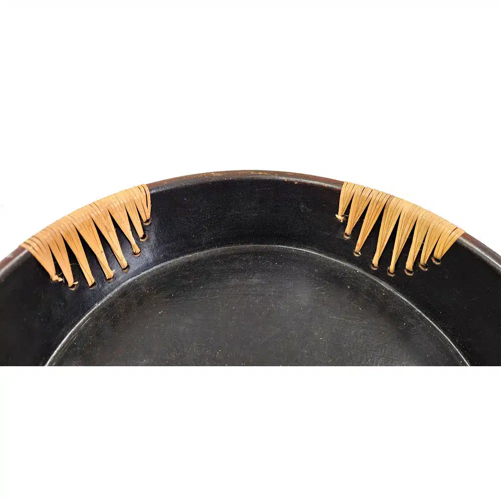 Schale Keramik schwarz 30cm