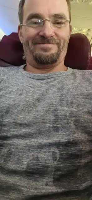 Dusche im Flieger