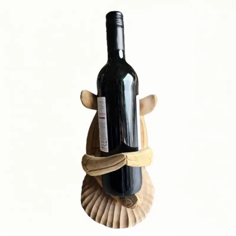 Schildkröte als Weinhalter für den Tisch oder Schrank