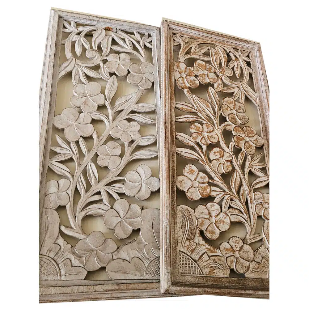 Taman Sari Wandpaneele MDF handgeschnitzt 100 x 50 cm