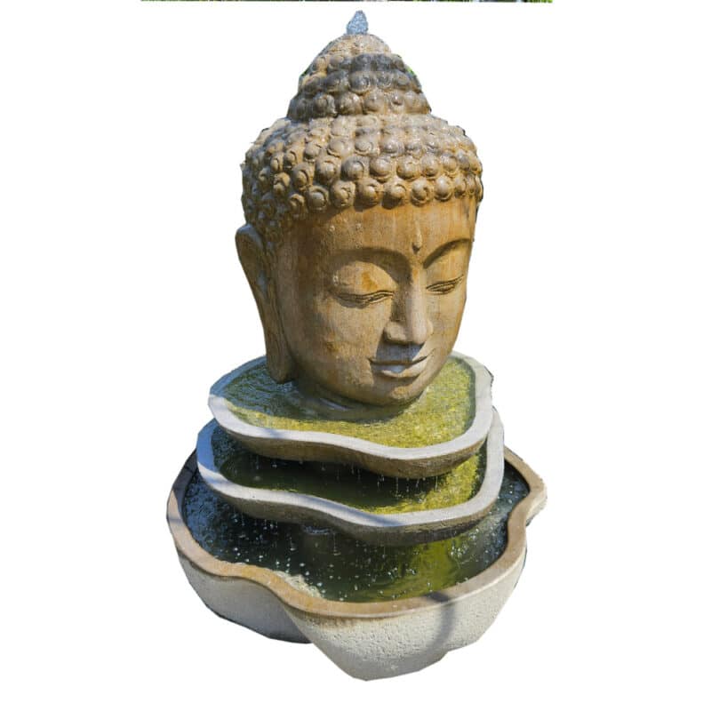 Pencerahan Buddha-Brunnen, 3 Etagen, 170 cm