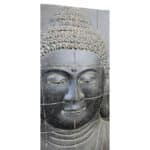 Buddha Brunnen, schwarz, 150cm hoch, 120cm breit