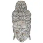 Buddha Wandmaske "schlafender Buddha", 85x45cm, braun