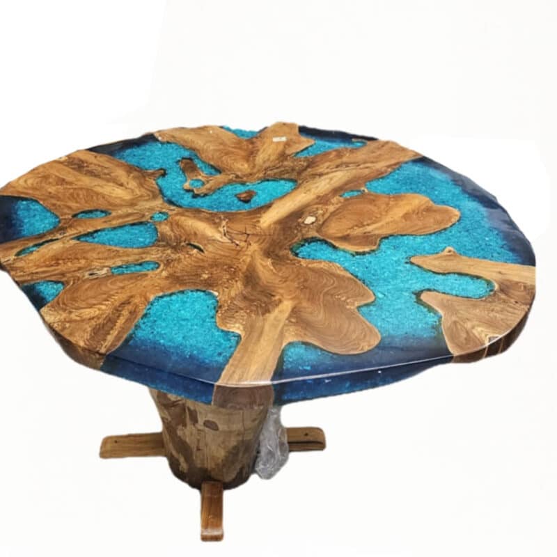 River Table in blau