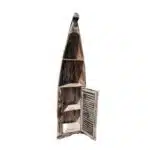 Nusa Bootsschrank aus Albesia-Holz, dunkelbraun, 200 cm