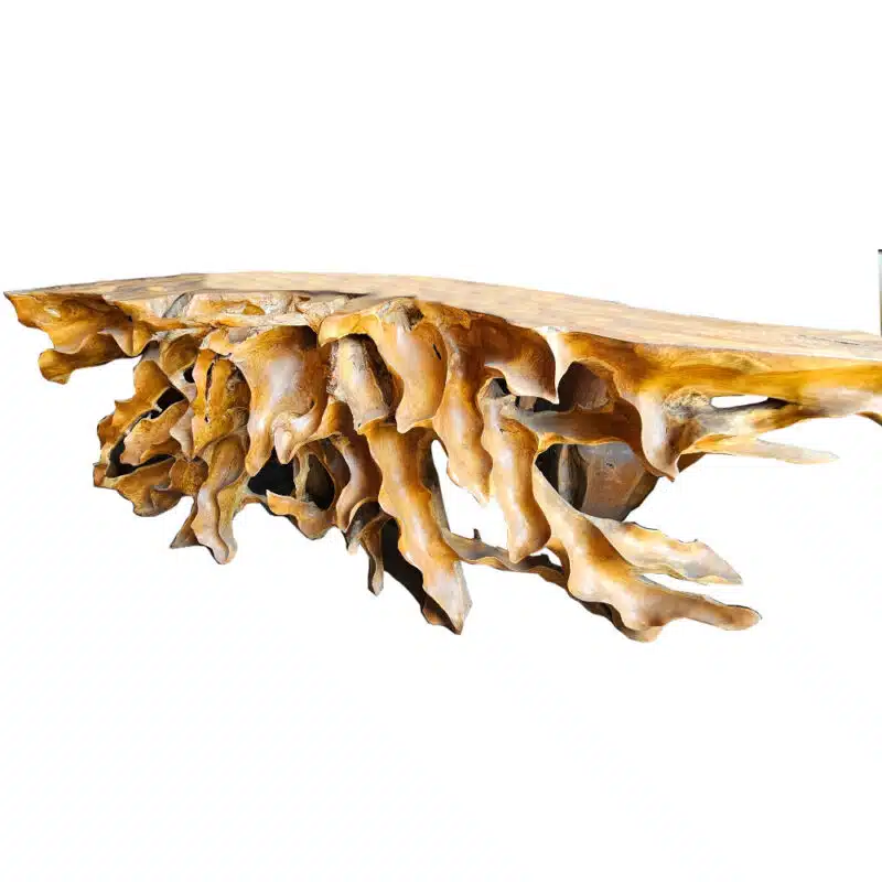 Lovina Konsolentisch: Teakwurzel, naturbelassen, 180 cm