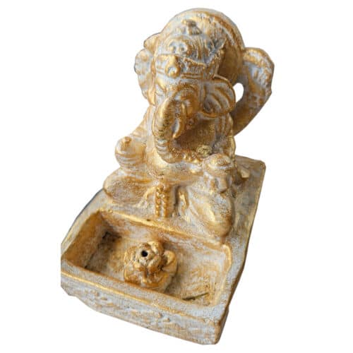 Räucherstäbchenhalter "Ganesha", Farbe: gold