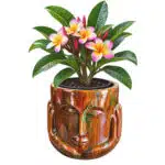 Samadi Übertopf: Keramik-Blumentopf mit meditativer Ausstrahlung, 30 cm 4 Samadi Pflanzenübertopf
