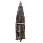 Schrank "Boot", 50x50x200cm, dunkelbraun mit Tür