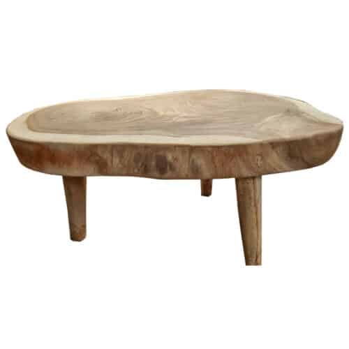 Smoker Tisch aus Teakholz, 90cm lang