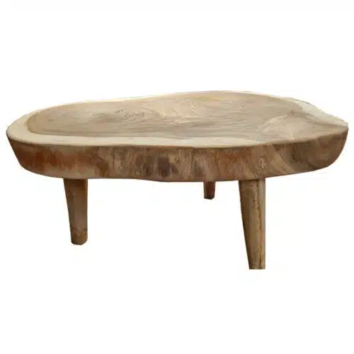 Smoker Tisch aus Teakholz, 90cm lang