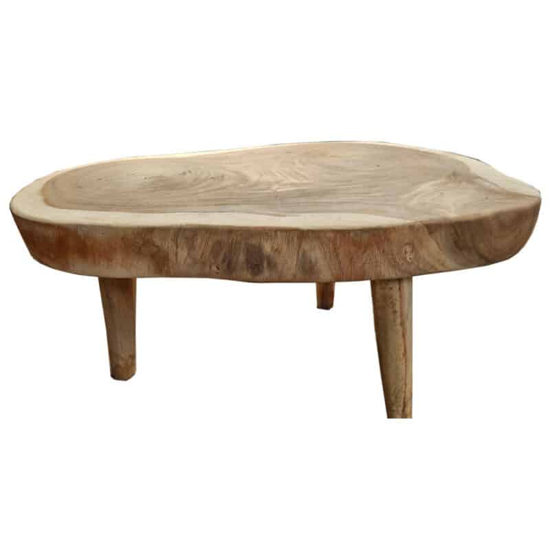 Smoker Tisch aus Teakholz, 90cm lang